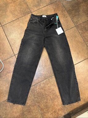 Pistola Wes High-Rise Barrel Jeans - Faded Black